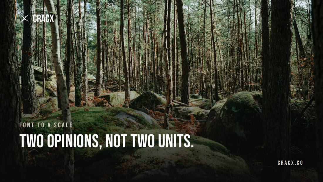 Moss-covered sandstone boulders scattered through a pine forest